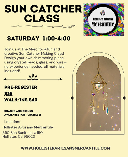 Sun Catcher Making Class 8/2