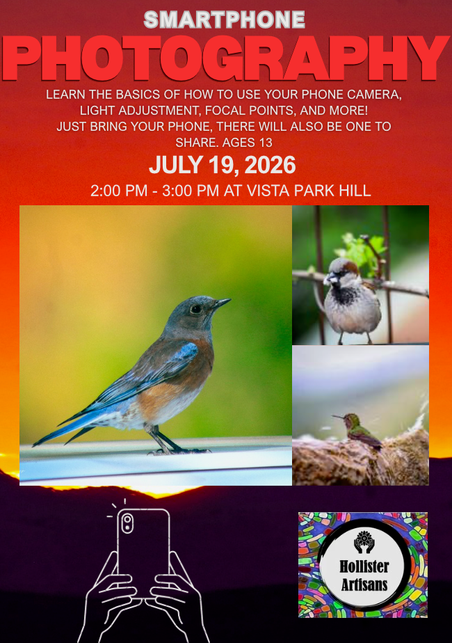 Smart Phone Photography Course 7/19