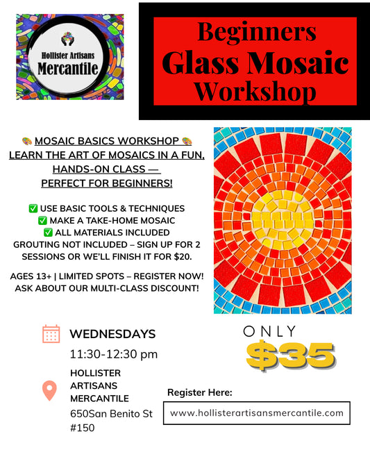 Mosaic Basics Workshop 8/6