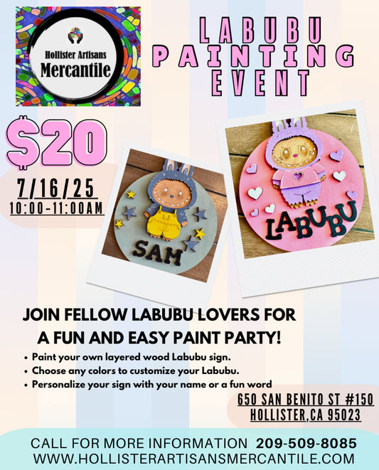 Labubu Paint Party