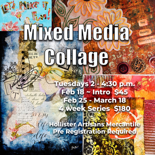 EC Mixed Media Collage Series 2/25-3/18