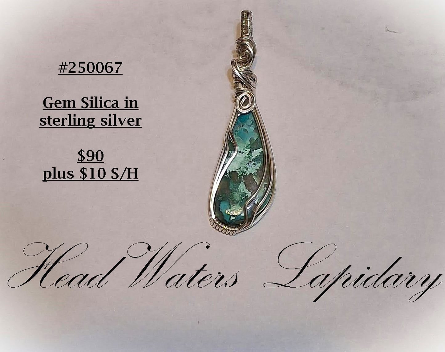 HL #250067 Gem Silica in Sterling