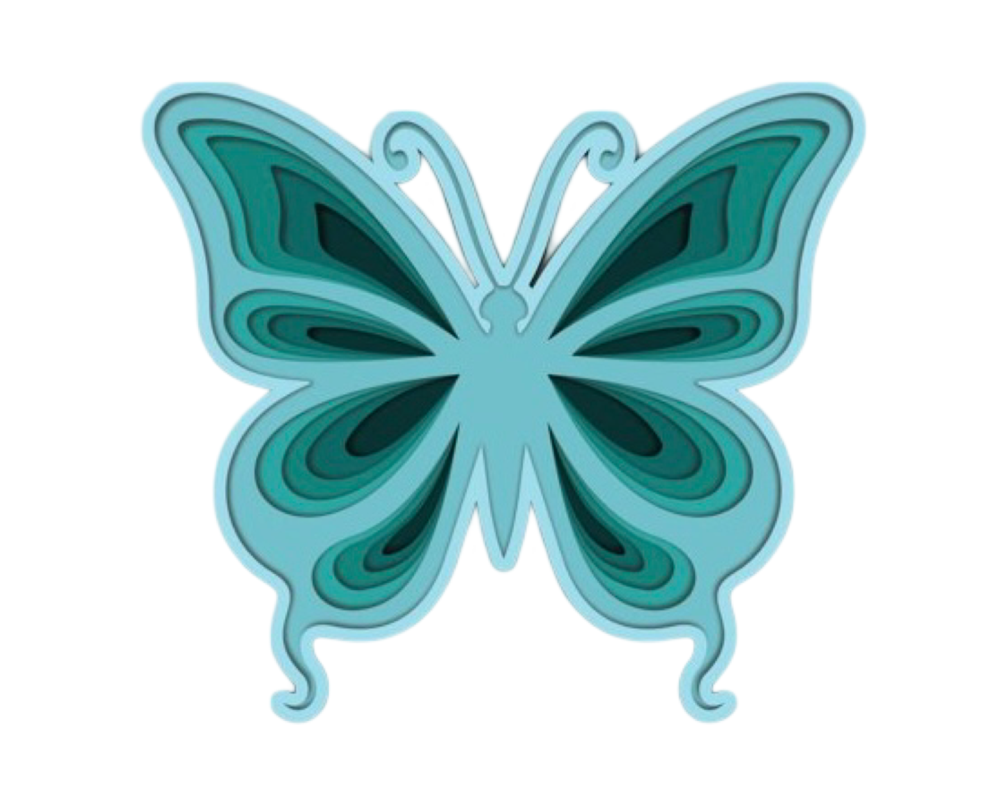 HE 3d Layered Butterfly Paint Kit