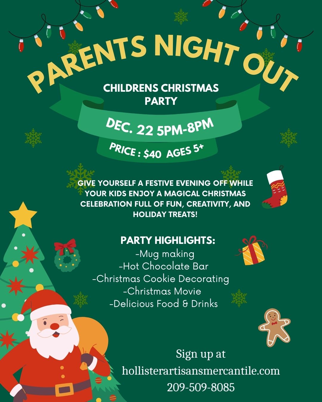 Parents Night Out 12/22