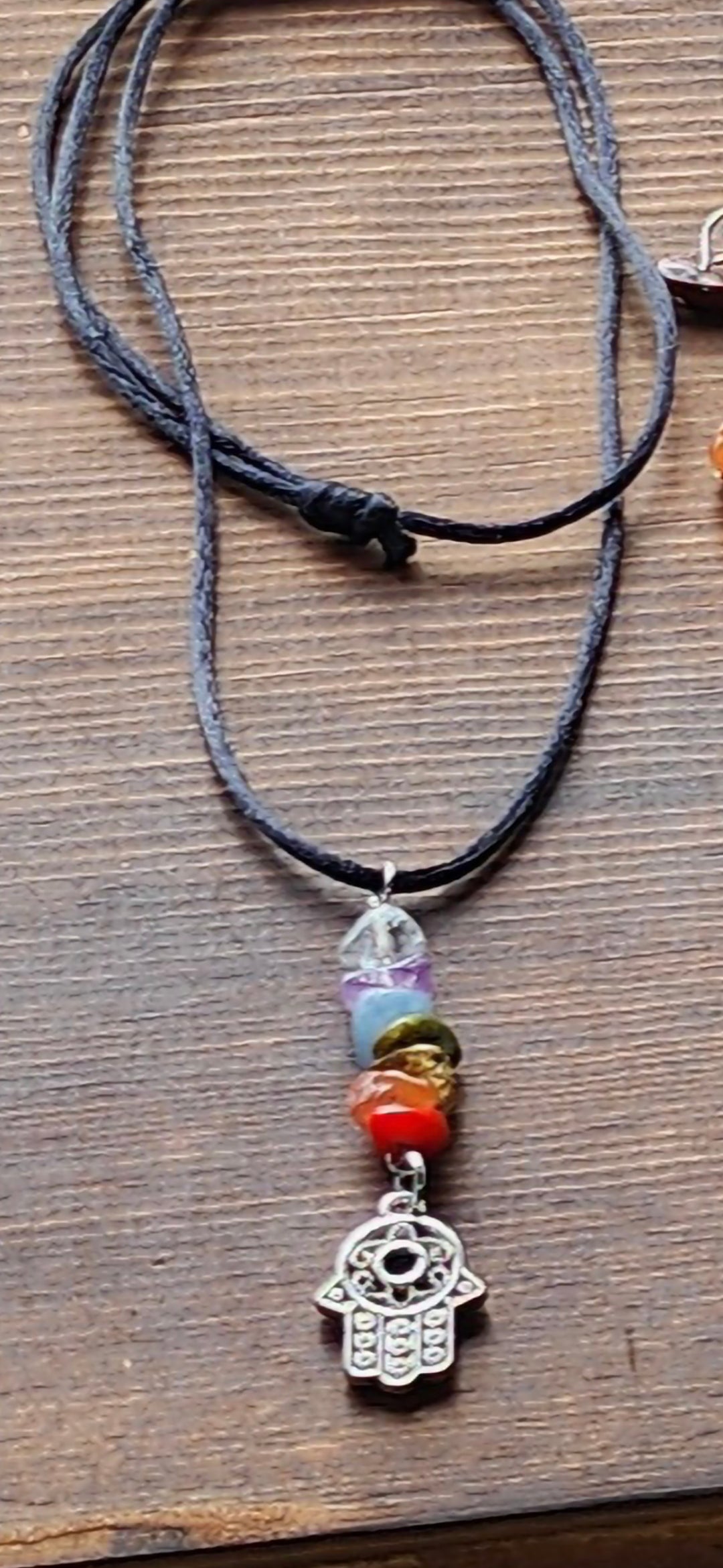 AV Chakra string necklace