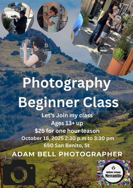Photography Beginner Class 10/18
