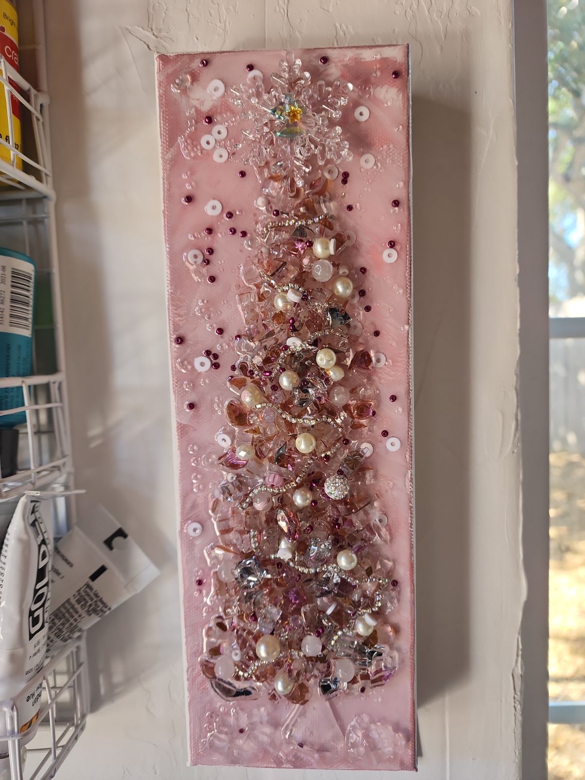 Crushed Glass Christmas Tree 12/14