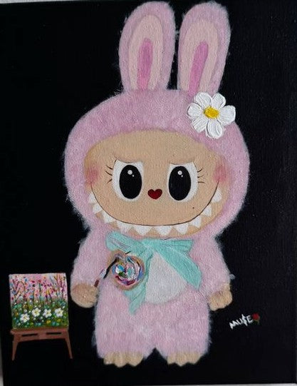 Labubu Mixed Media Wall Decor and Shop