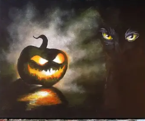Creepy Paint Night