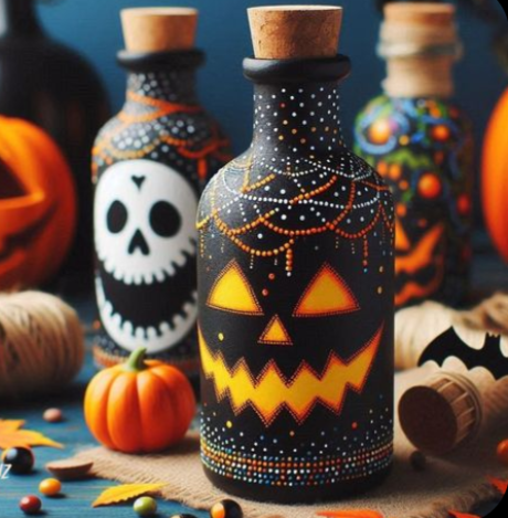 Witches Potion Bottles 10/16