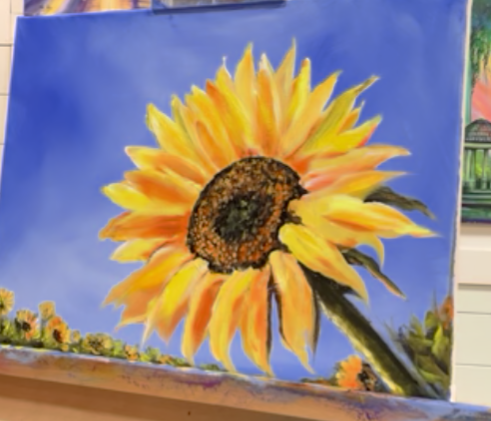 Sunflower Sunday Paint Class 9/28