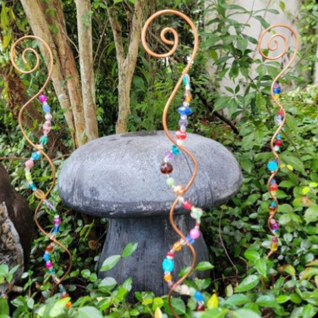 Copper Garden Stake Suncatcher