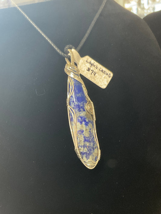 HL Lapis Lazuli silver pendant