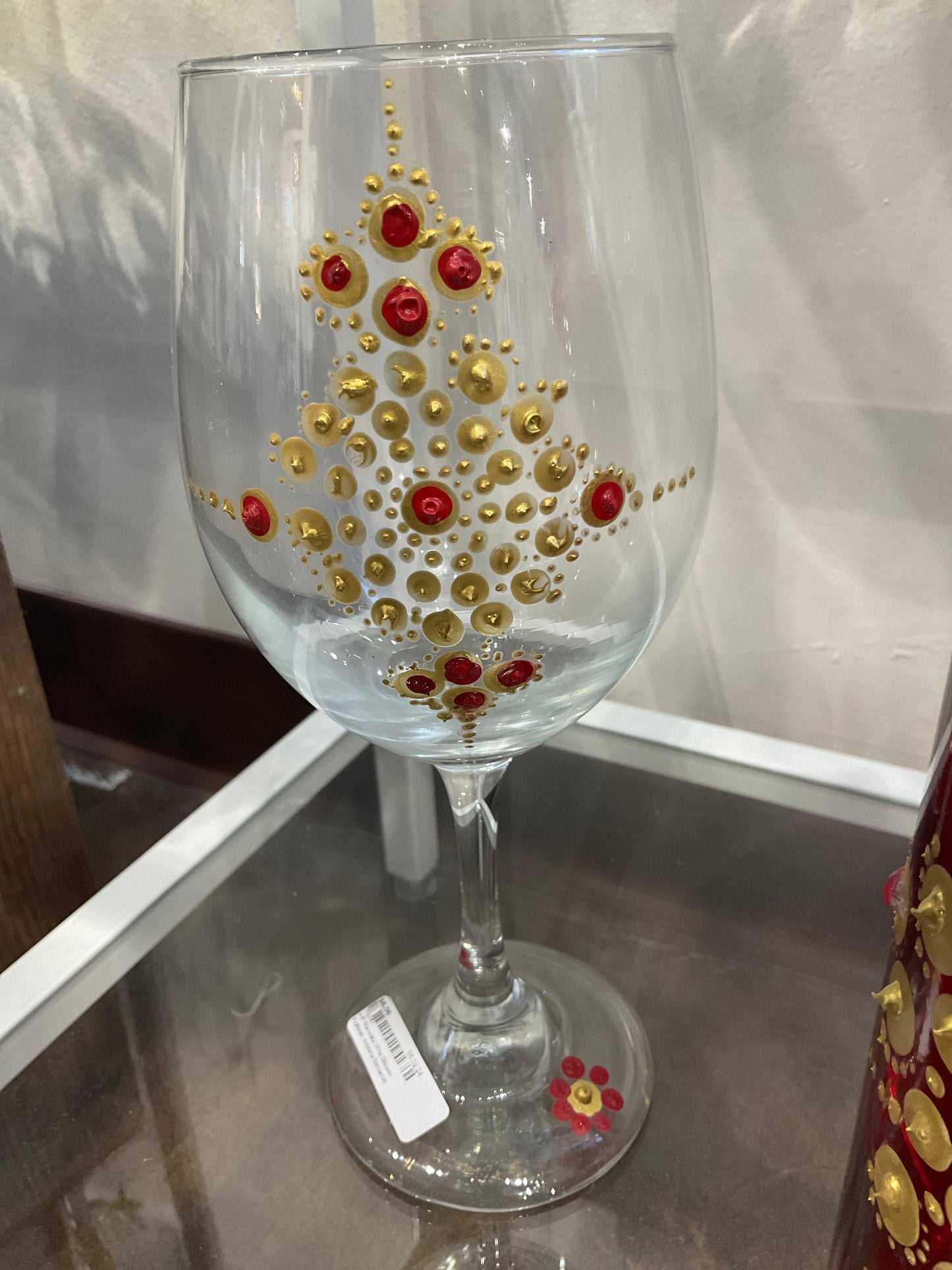 AP wine glass $8