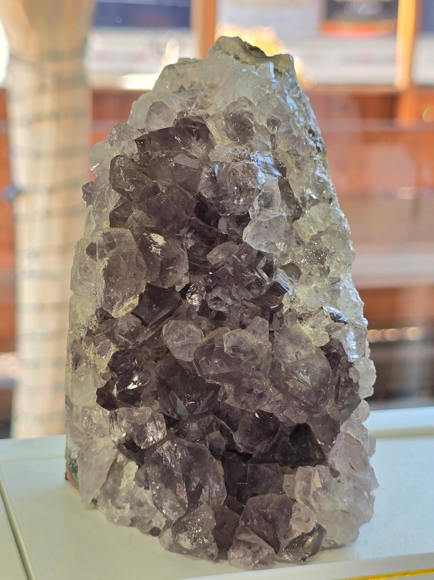 HL Amethyst Large Point Cluster Tower