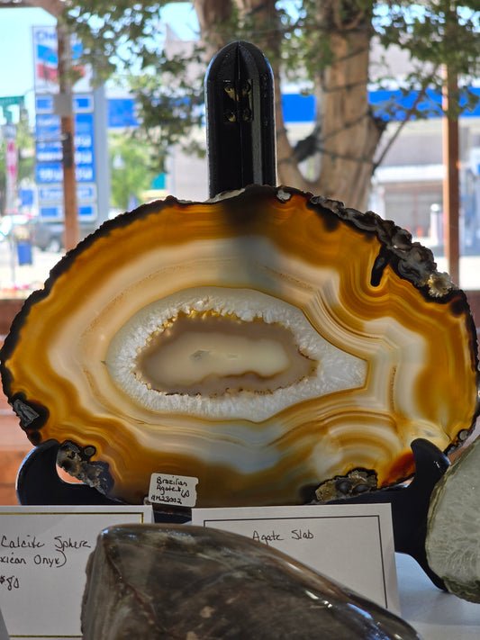 HL Thick Brown Agate Slab