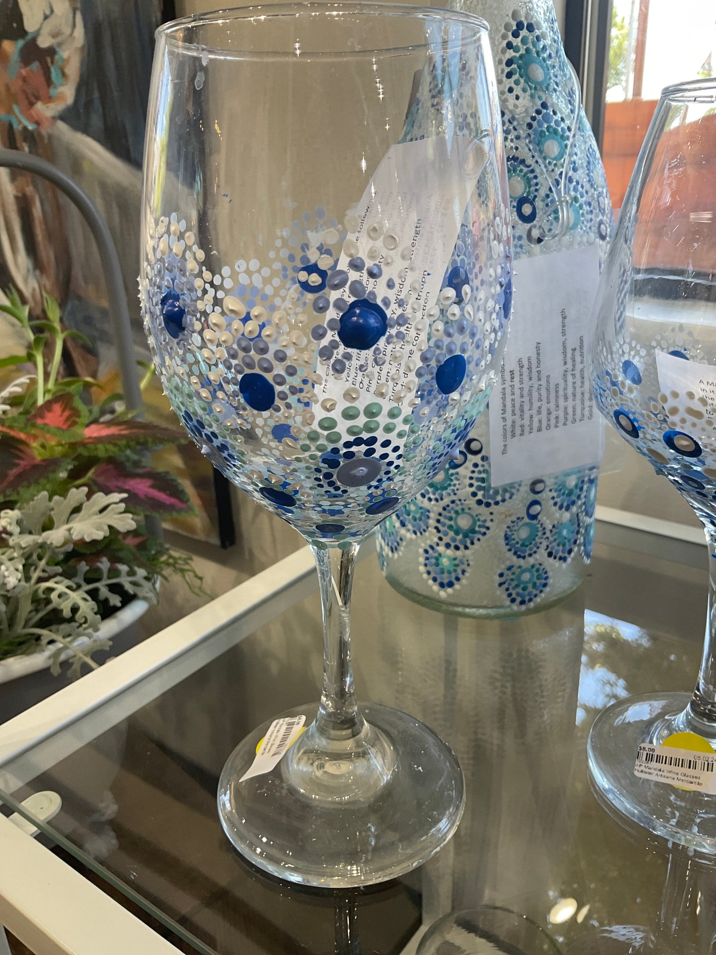 AP wine glass $8