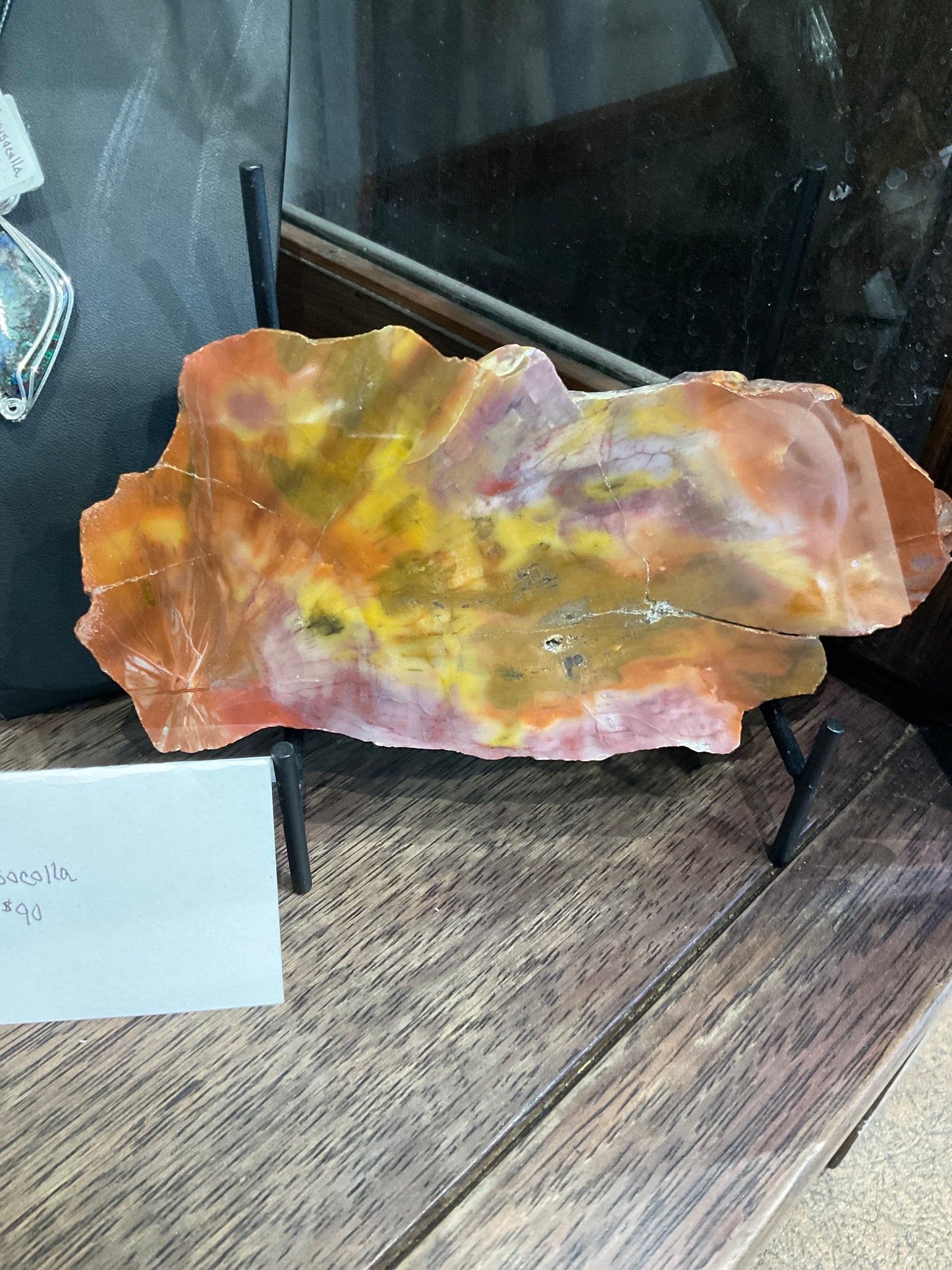 HL Thick Red Opalized Wood