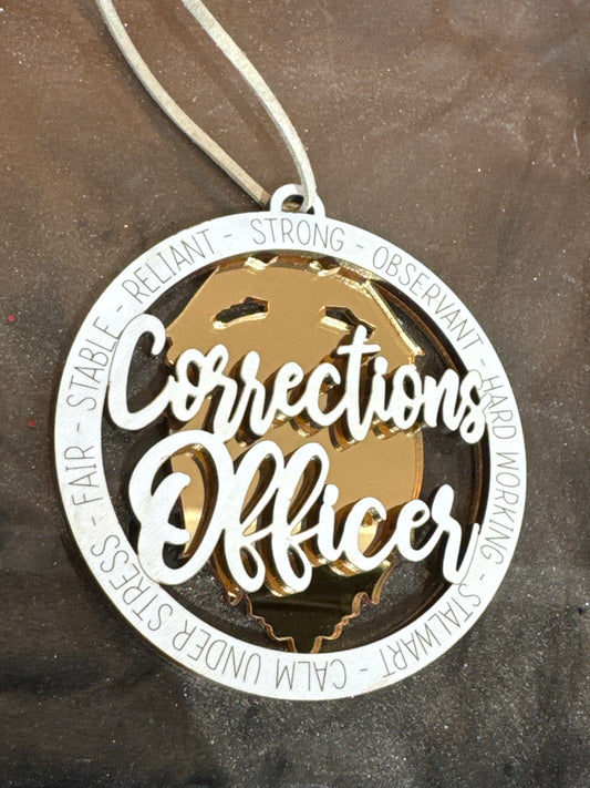 HE Corrections Officer ornament