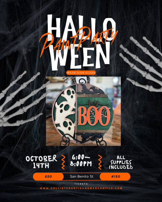 HE Halloween Sign Paint Class 10/14