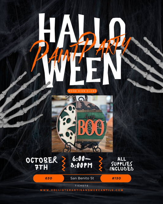 HE Halloween Sign Paint Class 10/7