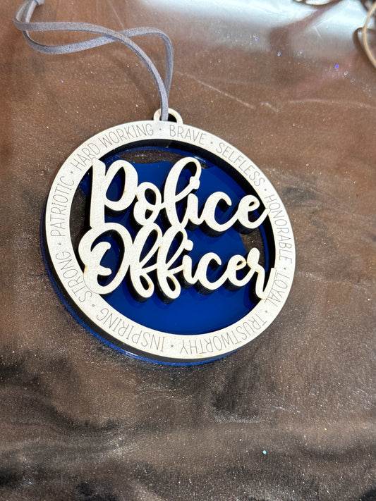 HE Police ornament