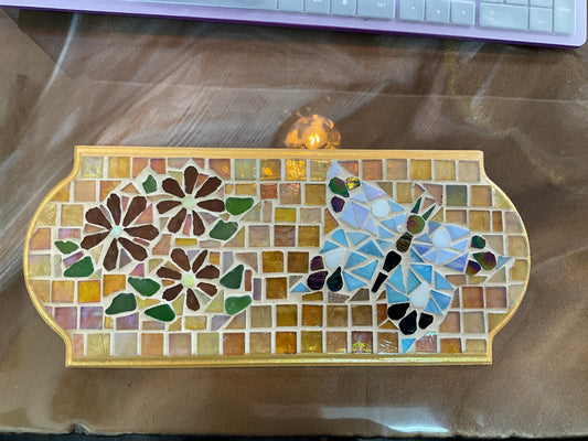 HAM Butterfly Mosaic Plaque