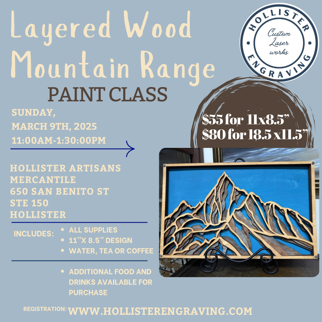 HE Layered Wood Art Class 3/9/25