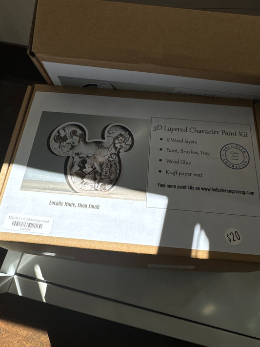 HE 3d Mickey Head Paint Kit
