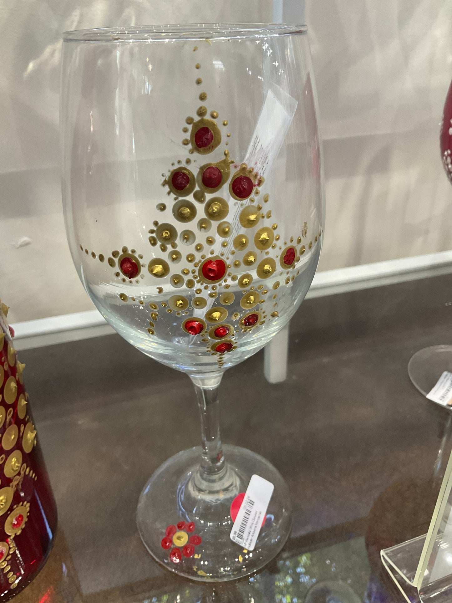 AP wine glass $8