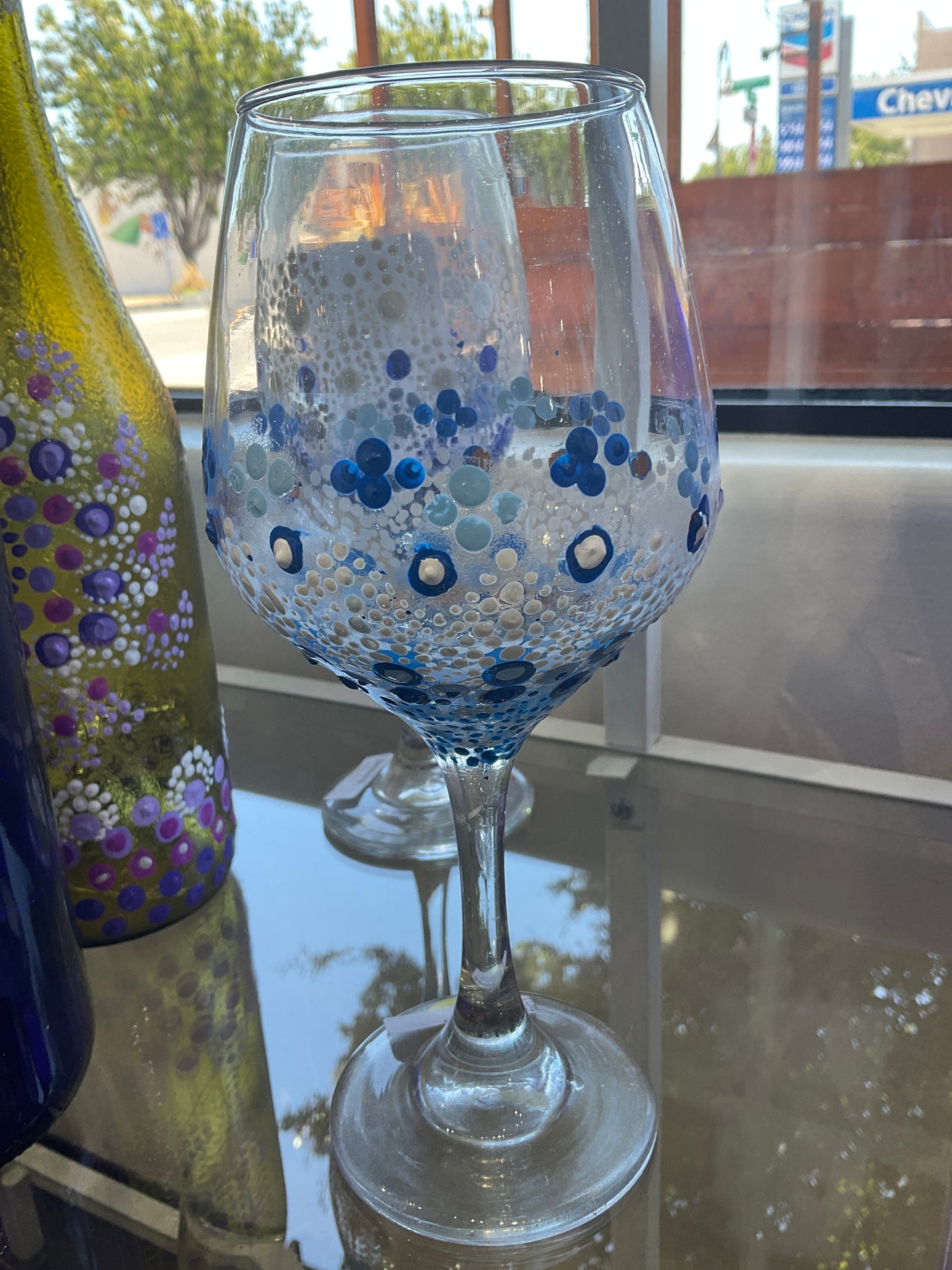 AP wine glass $8