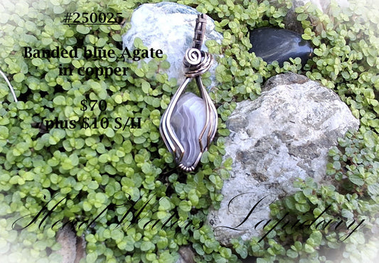 HL #250025 Banded Agate in Copper
