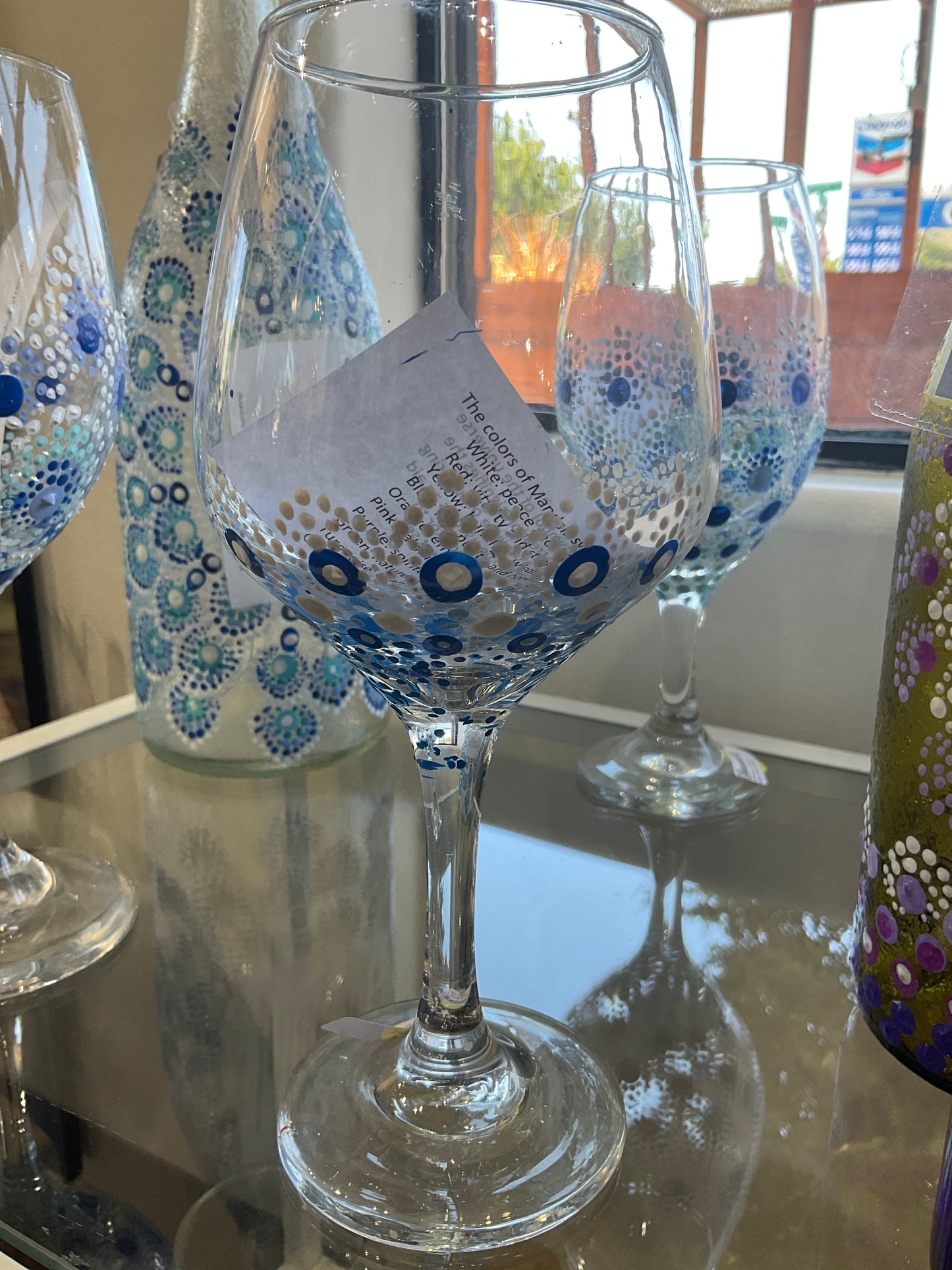 AP wine glass $8