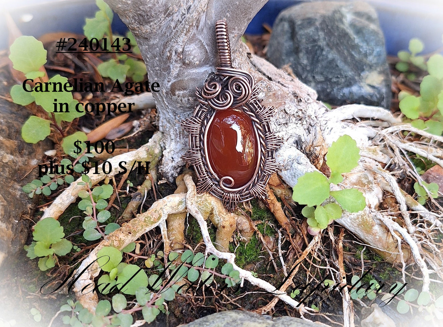 HL #240143 Carnelian Agate in Copper