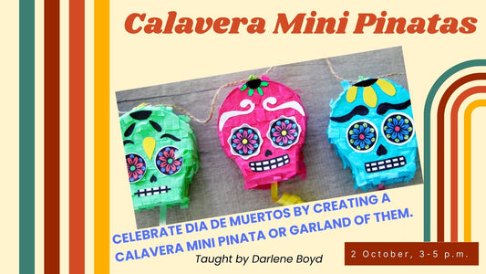 Calavera Mini Pinatas 10/2