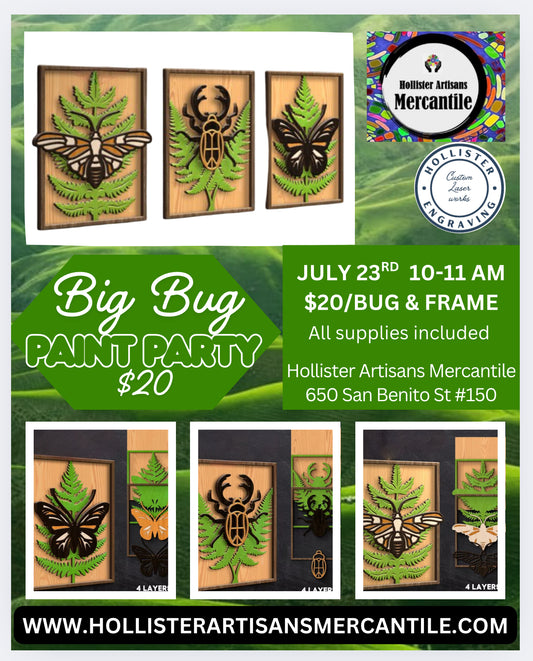 Big Bug Paint Party
