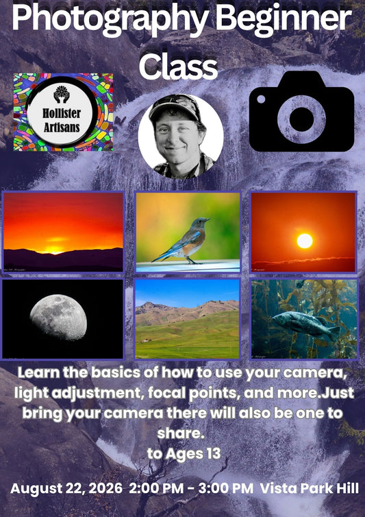 Photography Beginner Class 8/22