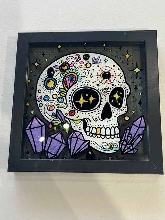 Reverse Painting Class -Day of the Dead or Fall Windows 10/13