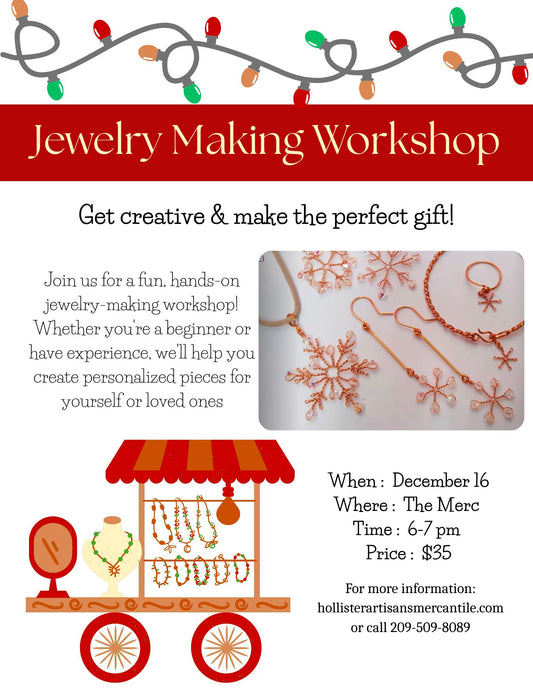 Snowflake Jewelry Class