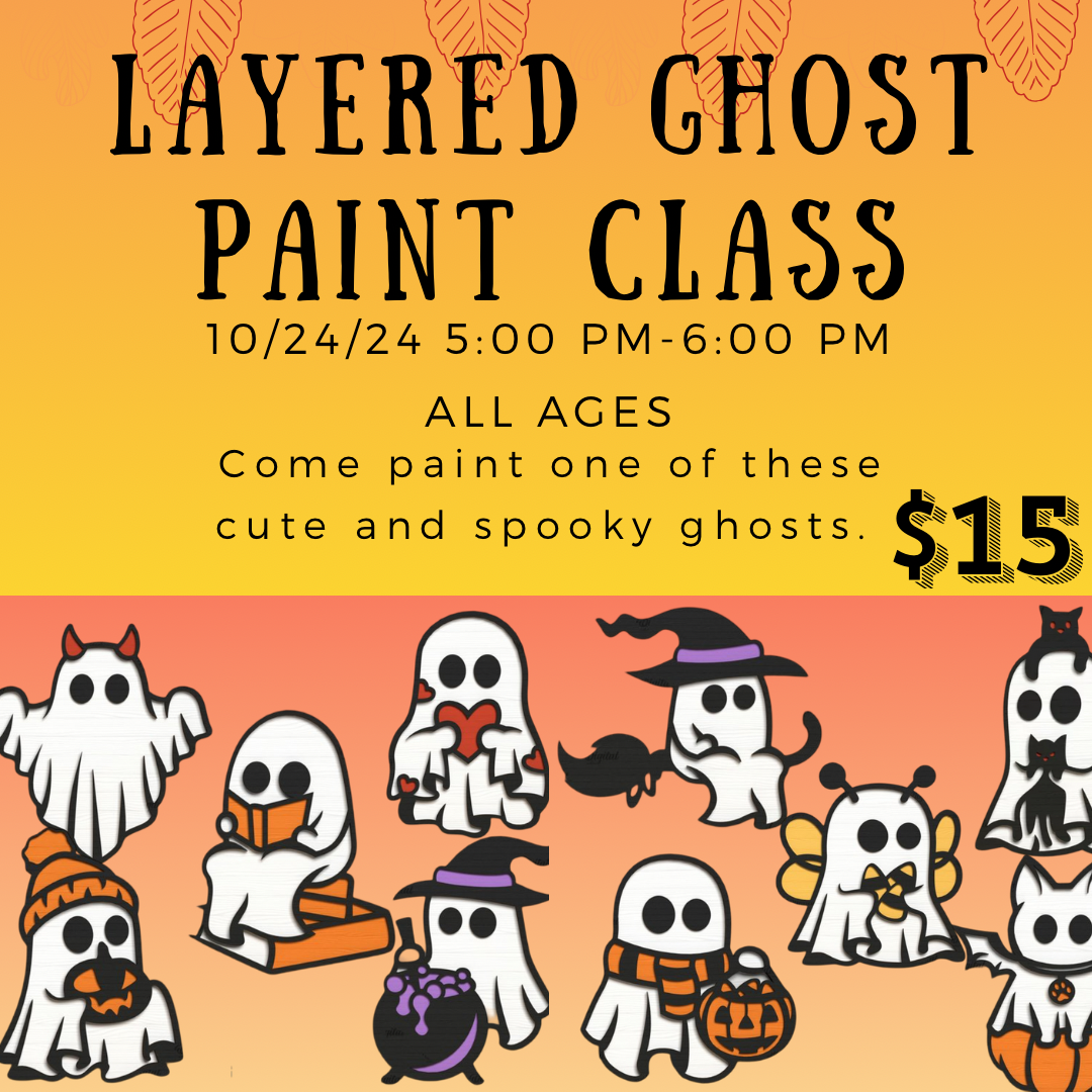 Ghost Layered Art Class 10/24