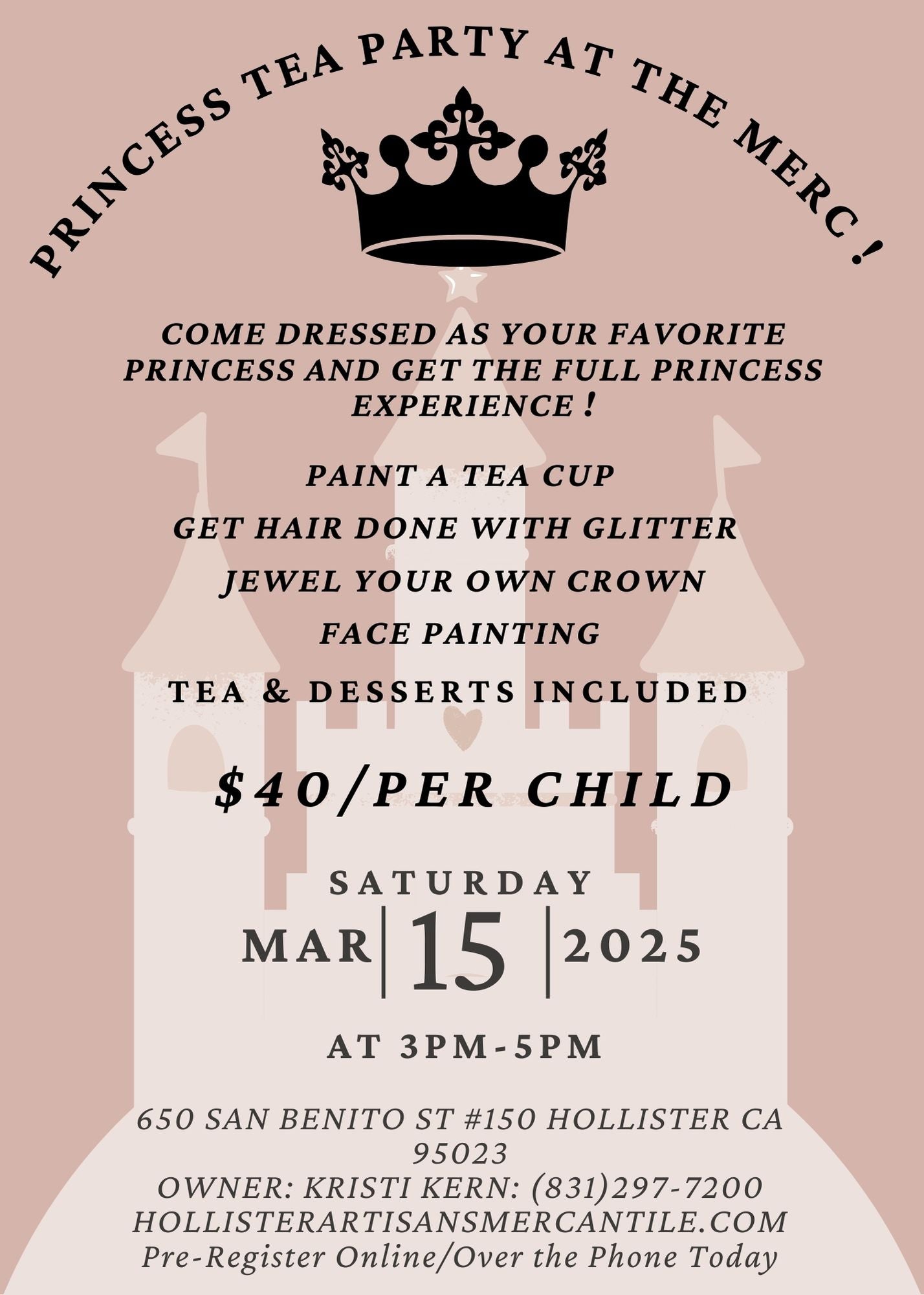 Princess Tea Party 3/15