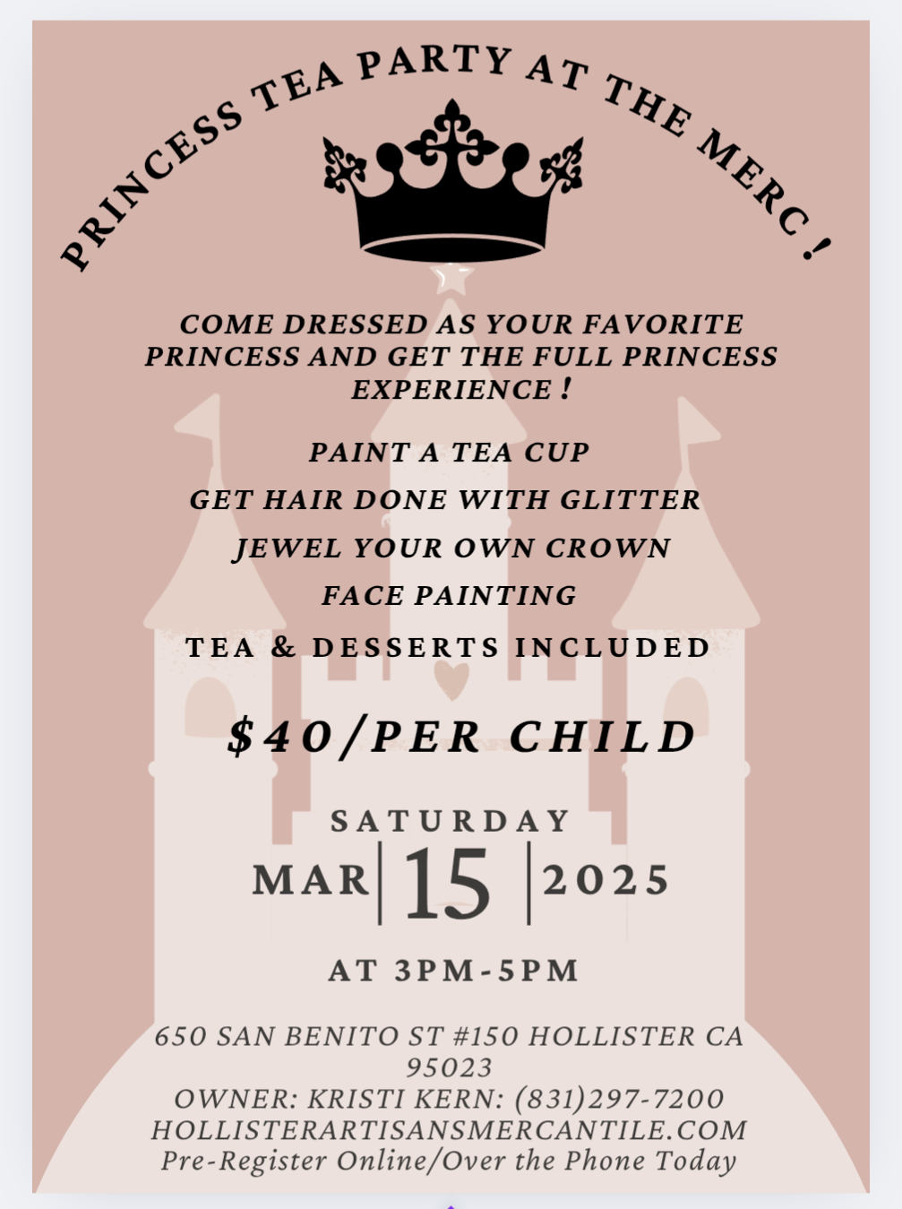 Princess Tea Party 3/15