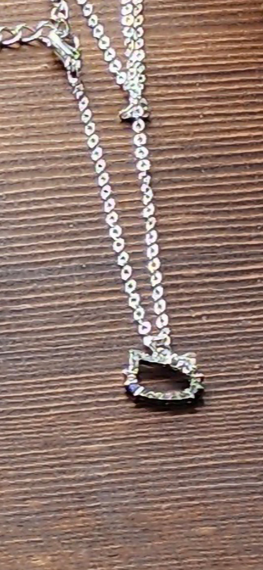 AV Hello kitty rhinestone chain necklace