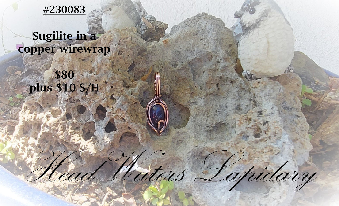 HL #230083 Sugilite in Copper