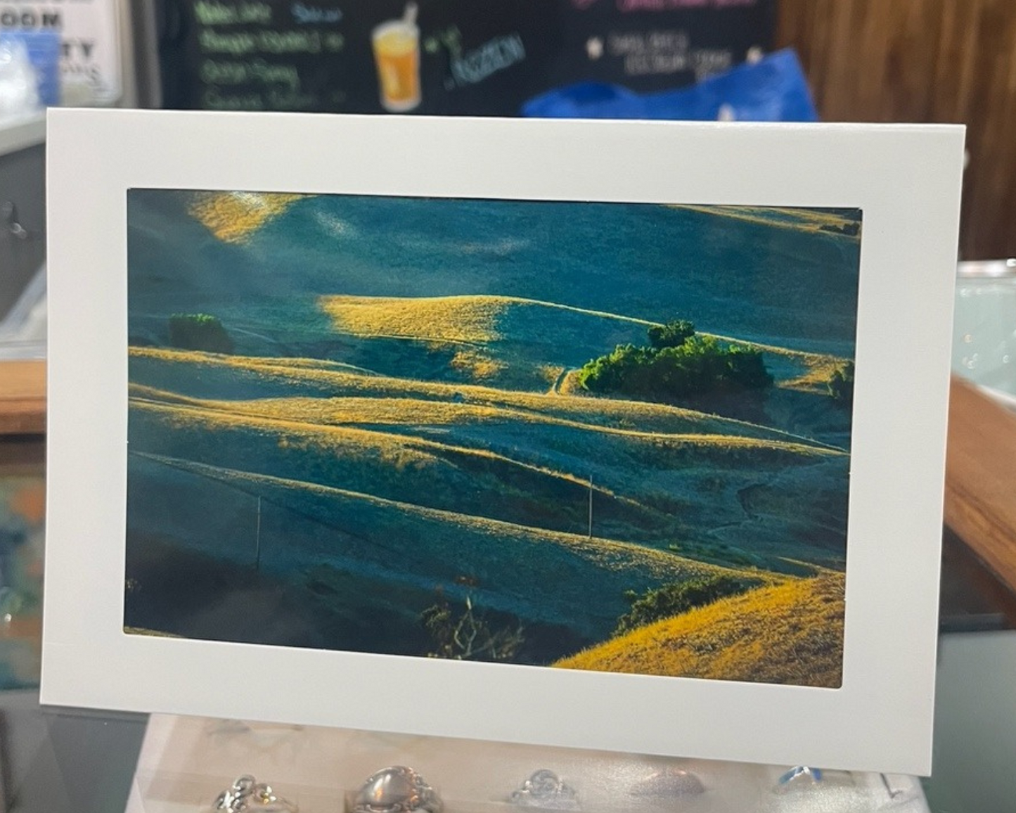 4 x 6 Adam's Photography - Sun Flashing into the Fields Note Card – Hollister, CA