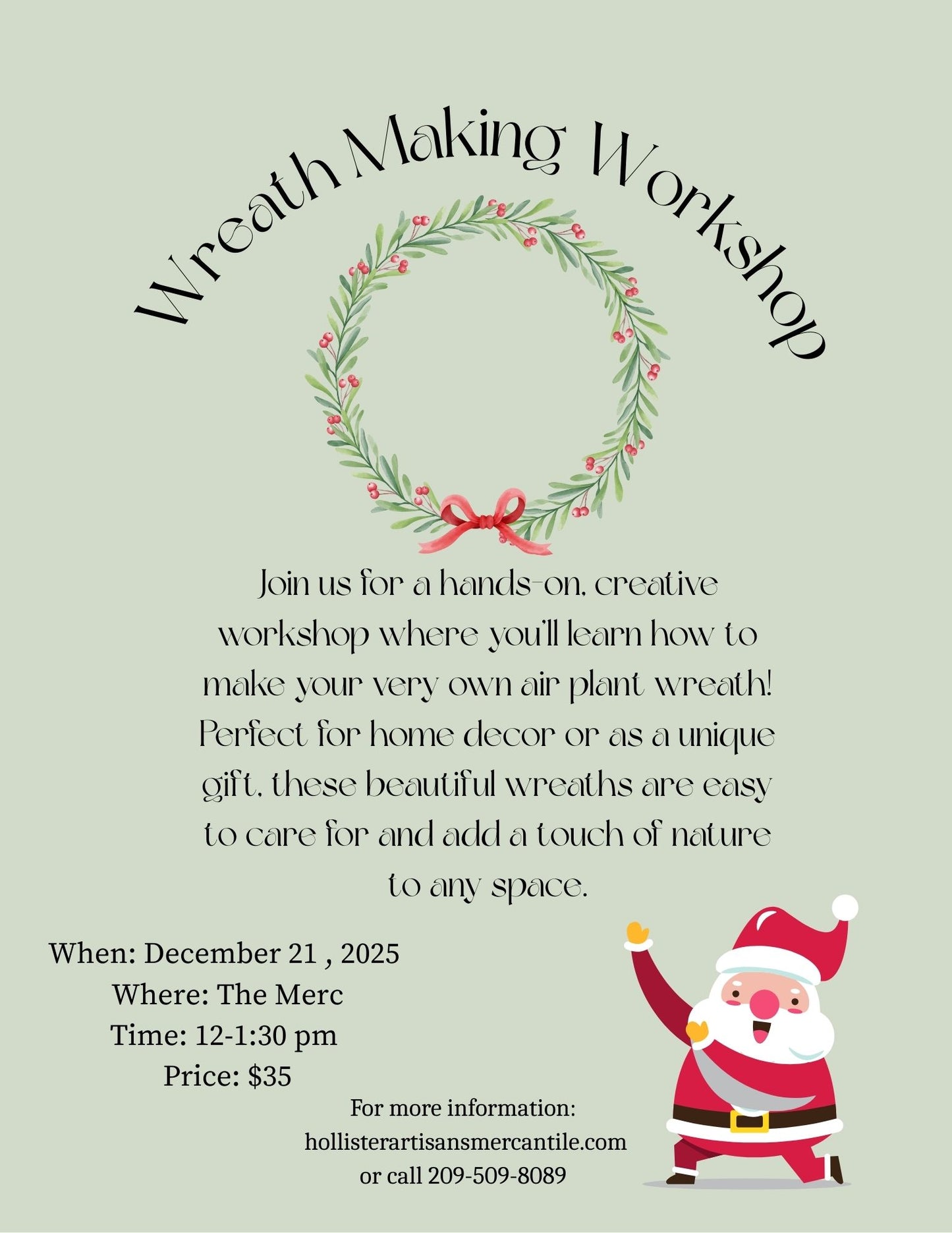 Air Plant Wreath Making