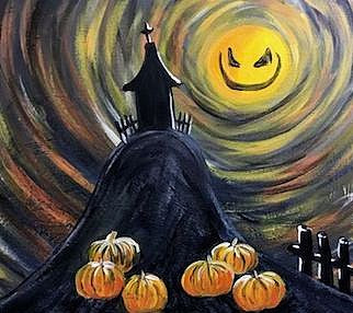 Friday Paint Night Haunted Hill  10/25