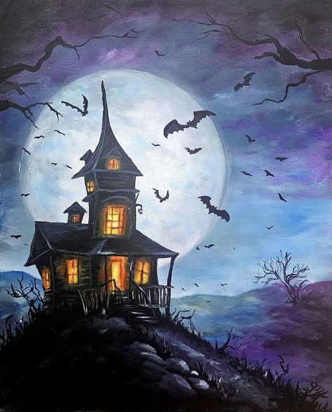 Friday Paint Night Haunted Hill  10/25