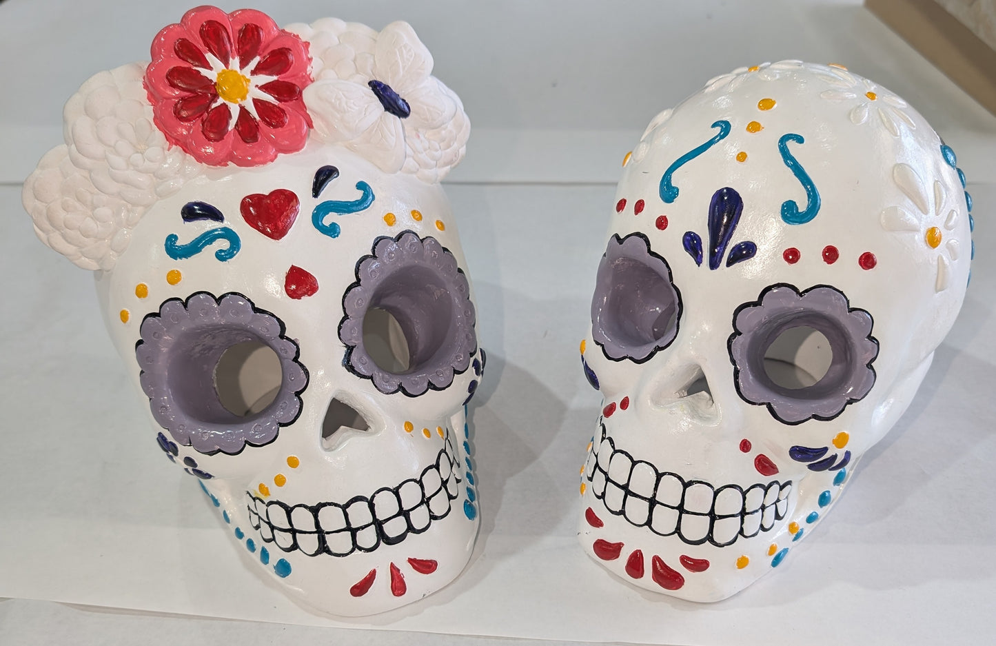 Ceramic Sugar Skull Painting 10/26