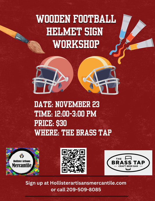 Wood Helmet Painting Workshop